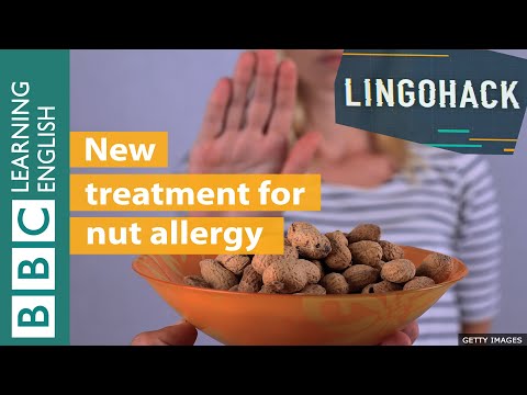 ナッツアレルギーのための新しい治療法 - Lingohack (New treatment for nut allergy - Lingohack)