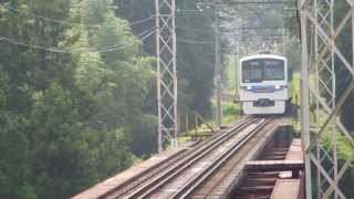 preview picture of video '秩父鉄道6000系 浦山口駅通過 Chichibu Railway 6000 series EMU'