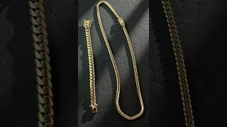 The Perfect Miami Cuban Bracelet and Chain Combo For Daily Wear