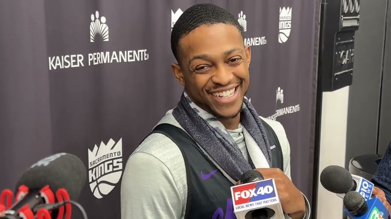De'Aaron Fox on public misconceptions, new interim HC ... - YouTube