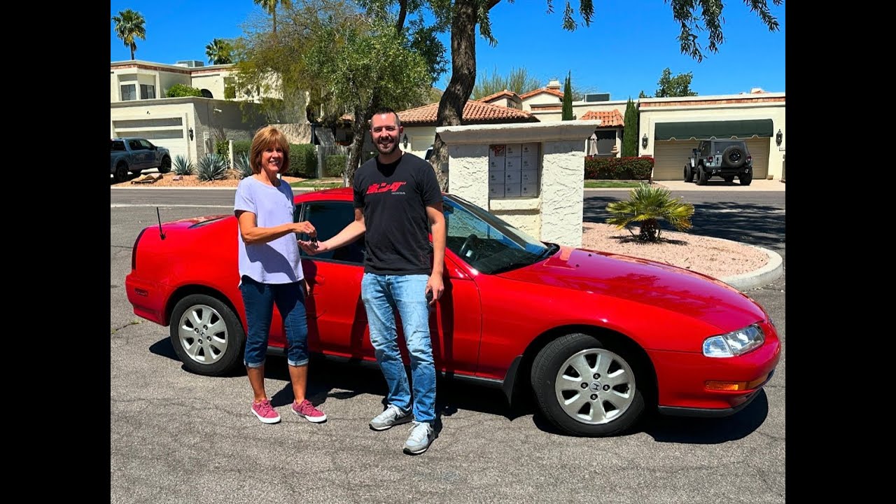 Milano Red 1993 Honda Prelude Si 5-Speed with 219000 Miles