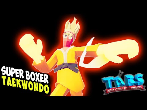 Super Boxer Taekwondo vs Every Faction - TABS LEGACY UPDATE MODS GAMEPLAY