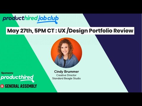 UX/Design Portfolio Review