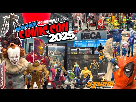 NYCC 2025 Figures & Displays New York City comic con (Mondo,Neca, & More) #toys #comiccon #explore