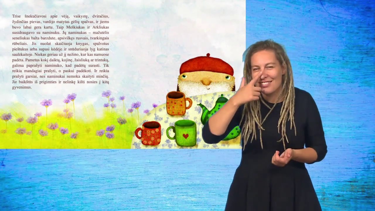 Surdologijos centro pasakos gestų kalba: paskutinė pasaka