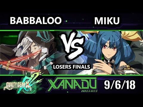 F@X 266 GGXRD2 -  Babbaloo (Raven) Vs.  Miku RockShooter (Dizzy) Guilty Gear XRD Rev 2 Losers Finals
