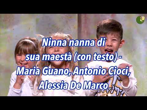 Ninna nanna di sua maestà (con TESTO) - 60º Zecchino d’oro