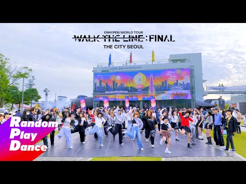 HYBE 한강공원 랜덤플레이댄스 KPOP RANDOM PLAY DANCE in KOREA 2025 ENHYPEN ‘WALK THE LINE’ : THE CITY SEOUL