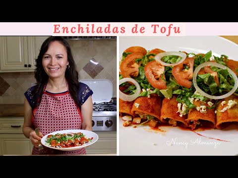 Enchiladas de Tofu | Enchiladas sin queso 🧀 sin papas 🥔