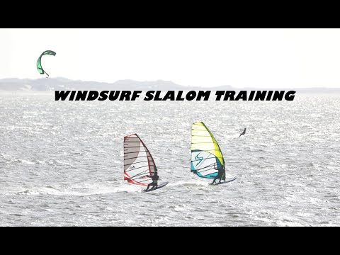Slalom training Sea Brouwersdam windsurfing Simmer FMX