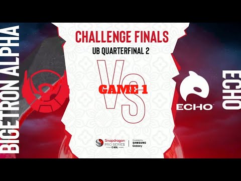 GAME 1- BTR ALPHA VS ECHO PH | ESL SNAPDRAGON PRO SERIES 2023 #mobilelegends #akletu