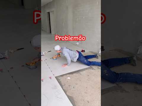 Como instalar porcelanato grande #dicas #obra #construção #pedreiro #porcelanato