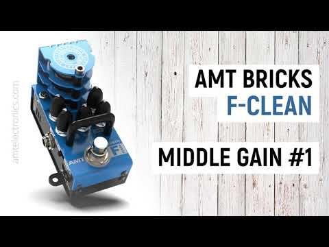 AMT Bricks F-Clean: Mid Gain (demo #1)