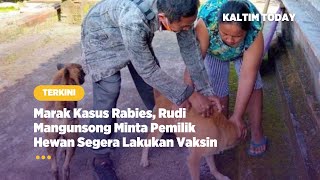 Marak Kasus Rabies, Rudi Mangunsong Minta Pemilik Hewan Segera Lakukan Vaksin