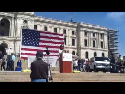 Congresswoman Michele Bachmann Speaks at Tax Rally