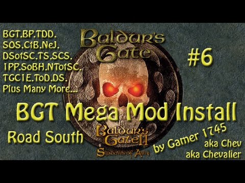 Let's Play Baldur's Gate Trilogy Mega Mod Part 6 - Road South