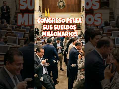 Congresistas pelean sus sueldos millonarios #gustavopetro #salario #congreso #colombia #uribistas