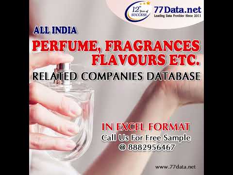 Perfume, Fragrance Companies Data
