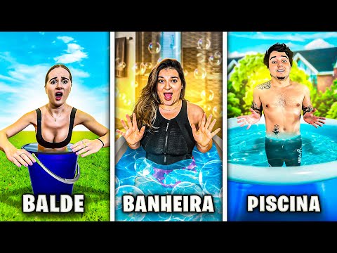 PISCINA, BANHEIRA OU BALDE EM 24 HORAS!