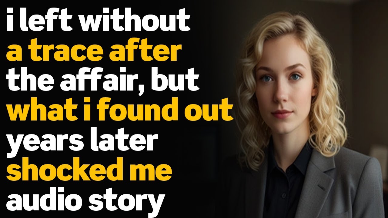 I Left Without a Trace After the Affair, But What I Found Out Years Later Shocked Me. Cheating Wife