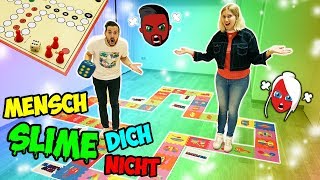 *MENSCH SLIME DICH NICHT* XXL CHALLENGE! Real Life Mensch Ärger Dich nicht mit Kaan vs. Nina
