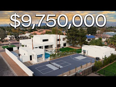 Inside a $9,750,000 MANSION with a Movie Theater in Scottsdale Arizona