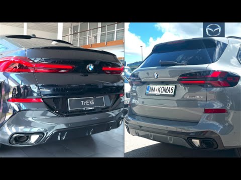 New Bmw X5 Faxelift 2024 vs New Bmw X6 Facelift 2024 - TRUNK Comparison