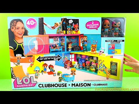 Lol Surprise Clubhouse Unboxing | Two Story Lol Clubhouse Toy with Glitch & Switch B.B.