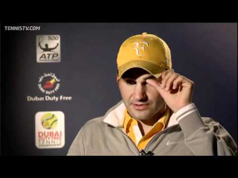 █ ▄  Roger Federer after the Quarter Final (dubai 2011)  █ ▄