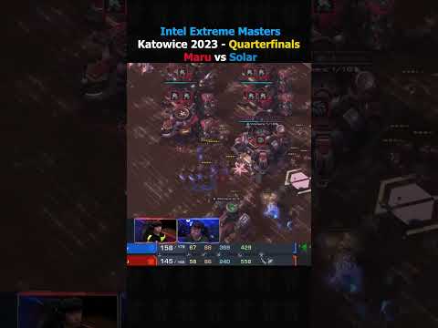 Maru vs Solar IEM Katowice 2023  Quarterfinals Part 1 #shorts #starcraft #starcraft2
