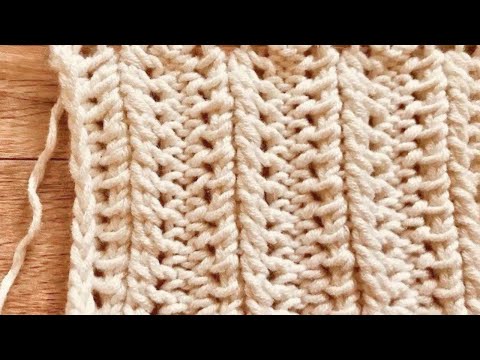 Lace Rib stitch tutorial- stitch 30