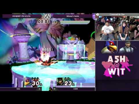 Kels (Fox/Falco) vs LSDx (Snake) - ASH@WIT #54 Project M Winner's Semis