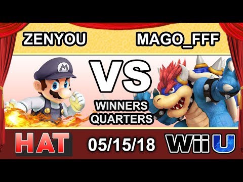 HAT 22 - eM | Zenyou (Mario) Vs. NSD | Mago_FFF (Bowser) Winners Quarters - Smash 4