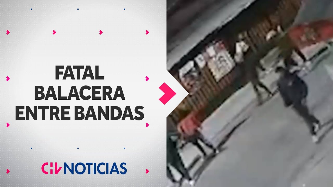 IMPACTANTE REGISTRO de fatal balacera entre bandas rivales en La Pintana - CHV Noticias