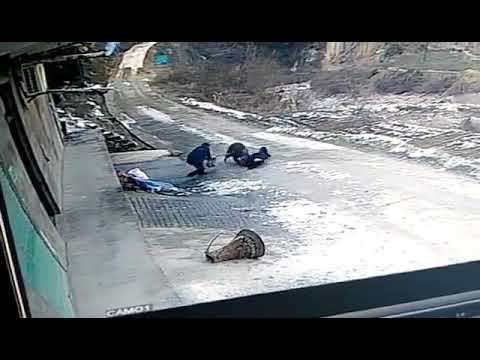 Нападение дикого кабана на китайскую деревню