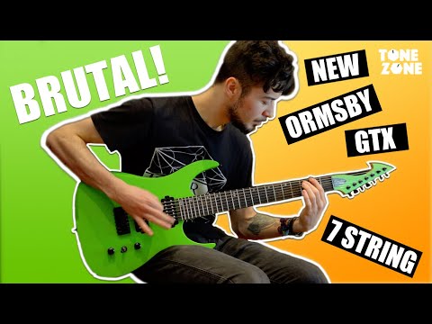 Is this guitar BRUTAL enough?! | New ORMSBY GTX 7 String | Tone Zone