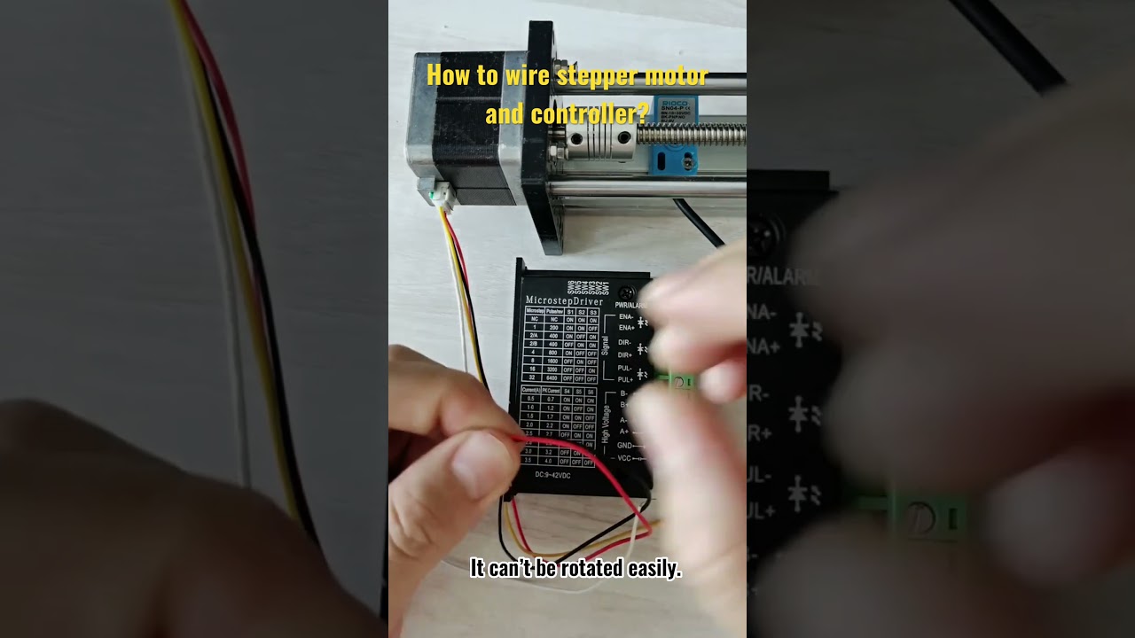 How to wire steppe motor and controller? #stepper_motor #steppers #steppermotor