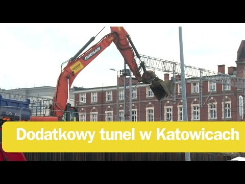 Przebudowa linii kolejowej w Katowicach - powstanie dodatkowy tunel.