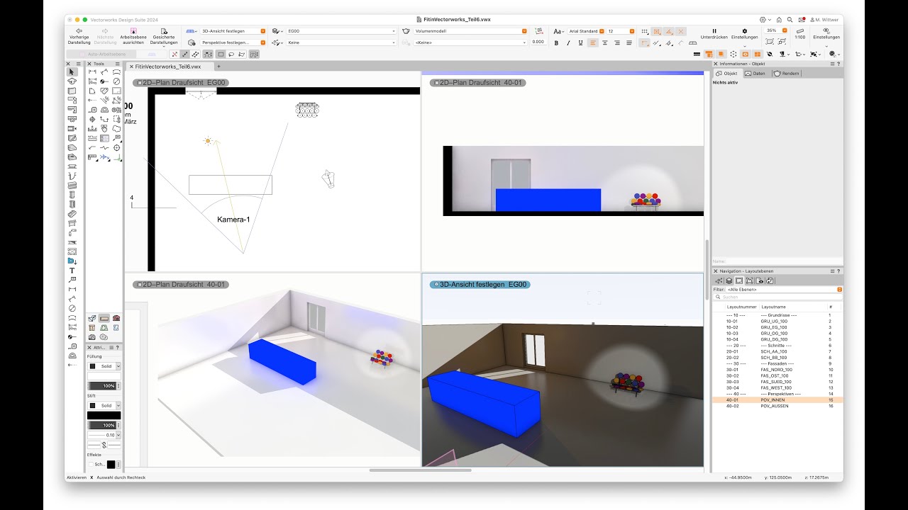 Fit in Vectorworks Teil 6 – Perfekte Pläne aus dem 3D-Modell