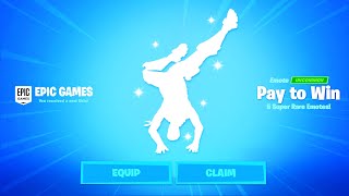 PAY TO WIN EMOTE + FORTNITE = 🤯