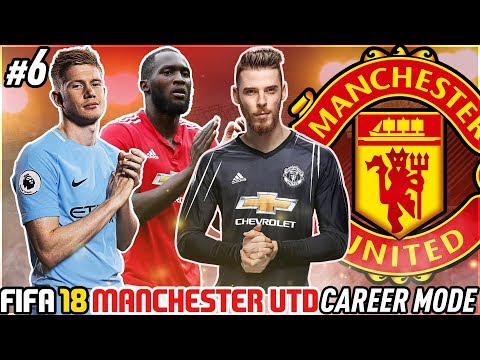 FIFA 18 MANCHESTER UNITED CAREER MODE #6 - 10 GOAL MANCHESTER DERBY THRILLER