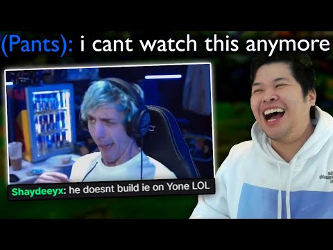 I watched Ninja play Yone for the first time and he doesn't build Infinity Edge