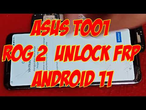 🟢 Asus ROG 2 Bypass Frp  Android 11 Senam Jari