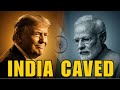 India Just Folded Trump S Pattern Is Undefeated