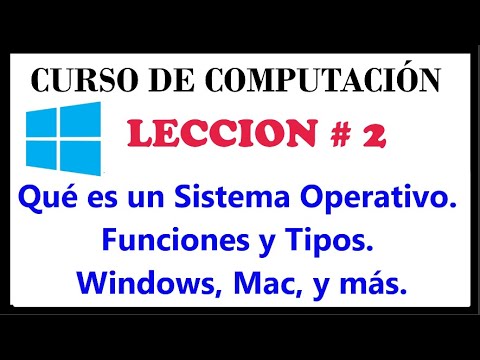 What is an Operating System? Functions and Types. Windows, Mac, and more. Computer Course Video #2.