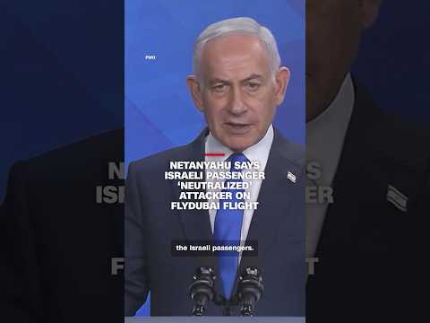 Netanyahu says Israeli passenger 'neutralized’ attacker on Flydubai flight
