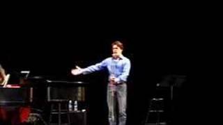 John Barrowman cabaret at Kennedy Center part 1