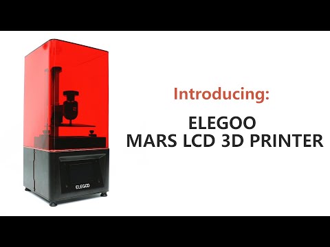 Sla elegoo mars uv photocuring lcd