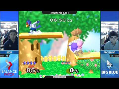 NGPU 3 SSBM - BigFoig (Falco) vs. BigVegetaBluntz (Ice Climbers) - Melee WQF