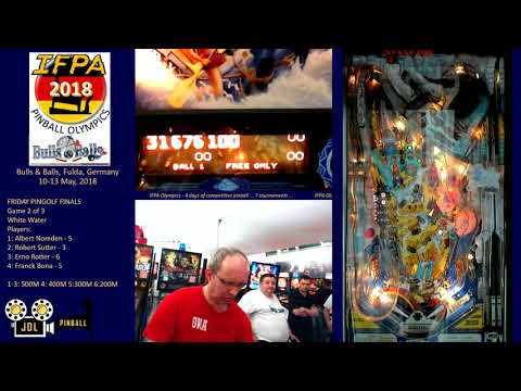 IFPA Olympics 2018 Friday  PINGOLF Finals - Star Wars, White Water, AFM